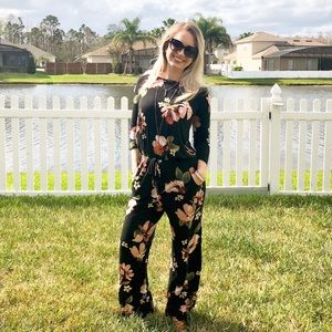 Floral Jumpsuit